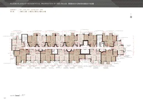 御海灣 1座 5樓至12樓 平面圖