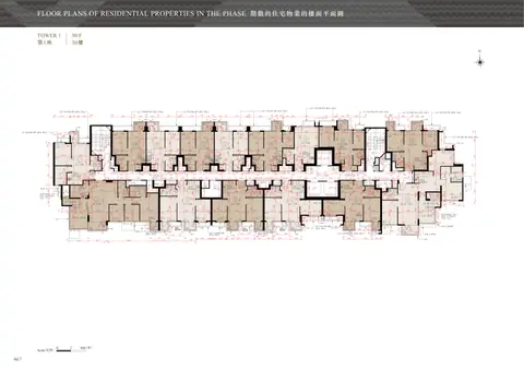 御海灣 1座 30/F 平面圖