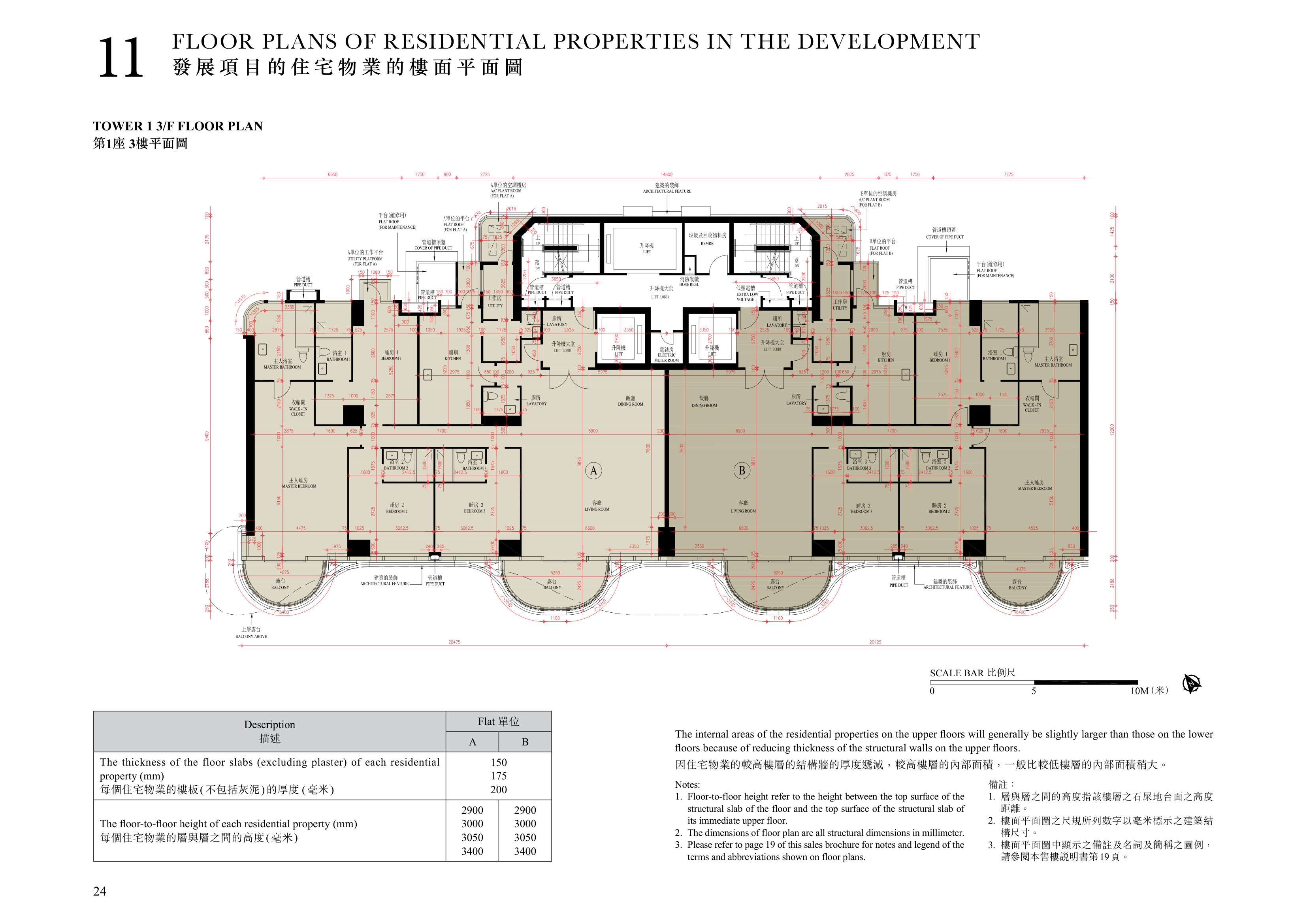 尚岸 TOWER 1 3/F FLOOR PLAN（放大）