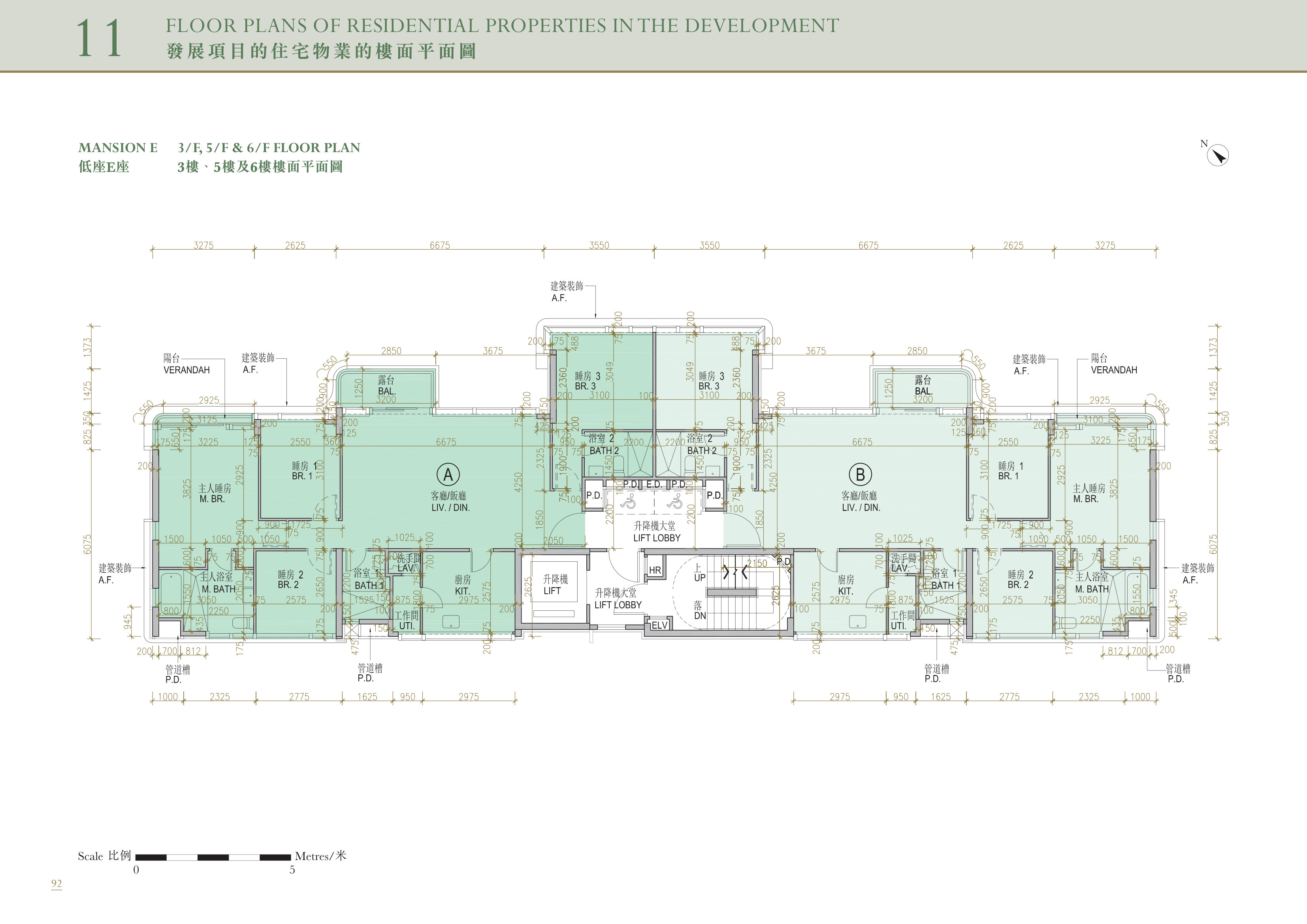 尚．珒溋 E座 3/F 平面圖（放大）