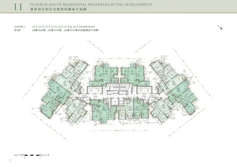 尚．珒溋 2座 18/F-23/F 平面圖