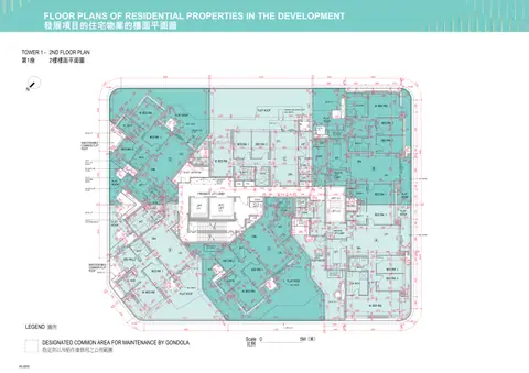 蔚藍東岸 FLOOR PLANS OF RESIDENTIAL PROPERTIES IN THE DEVELOPMENT
