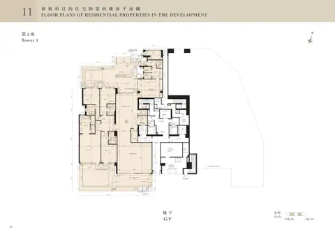 緹外 1座 地下 平面圖