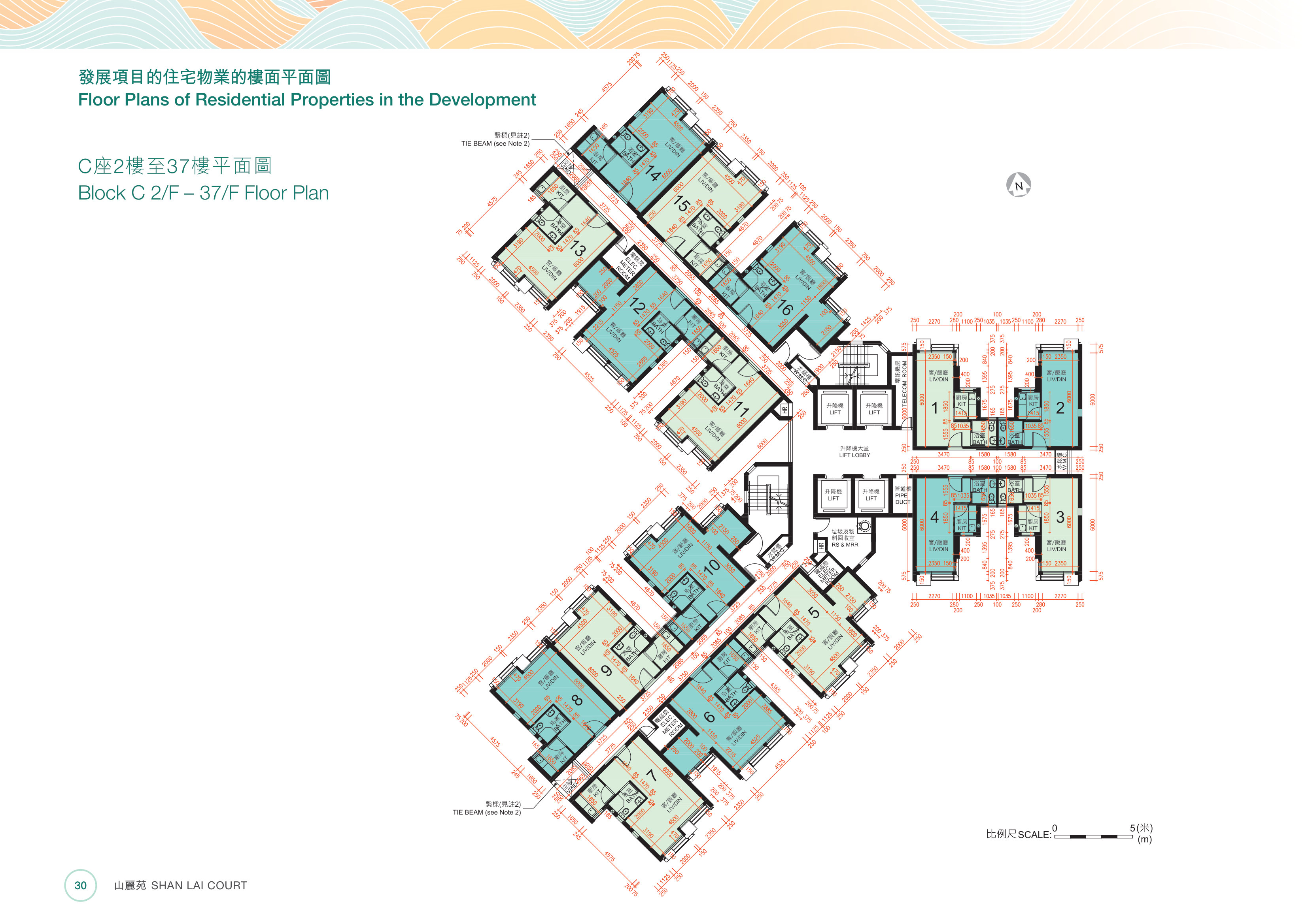 山麗苑 第C座 2樓（放大）