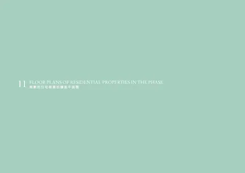Koko Hills FLOOR PLANS OF RESIDENTIAL PROPERTIES IN THE PHASE