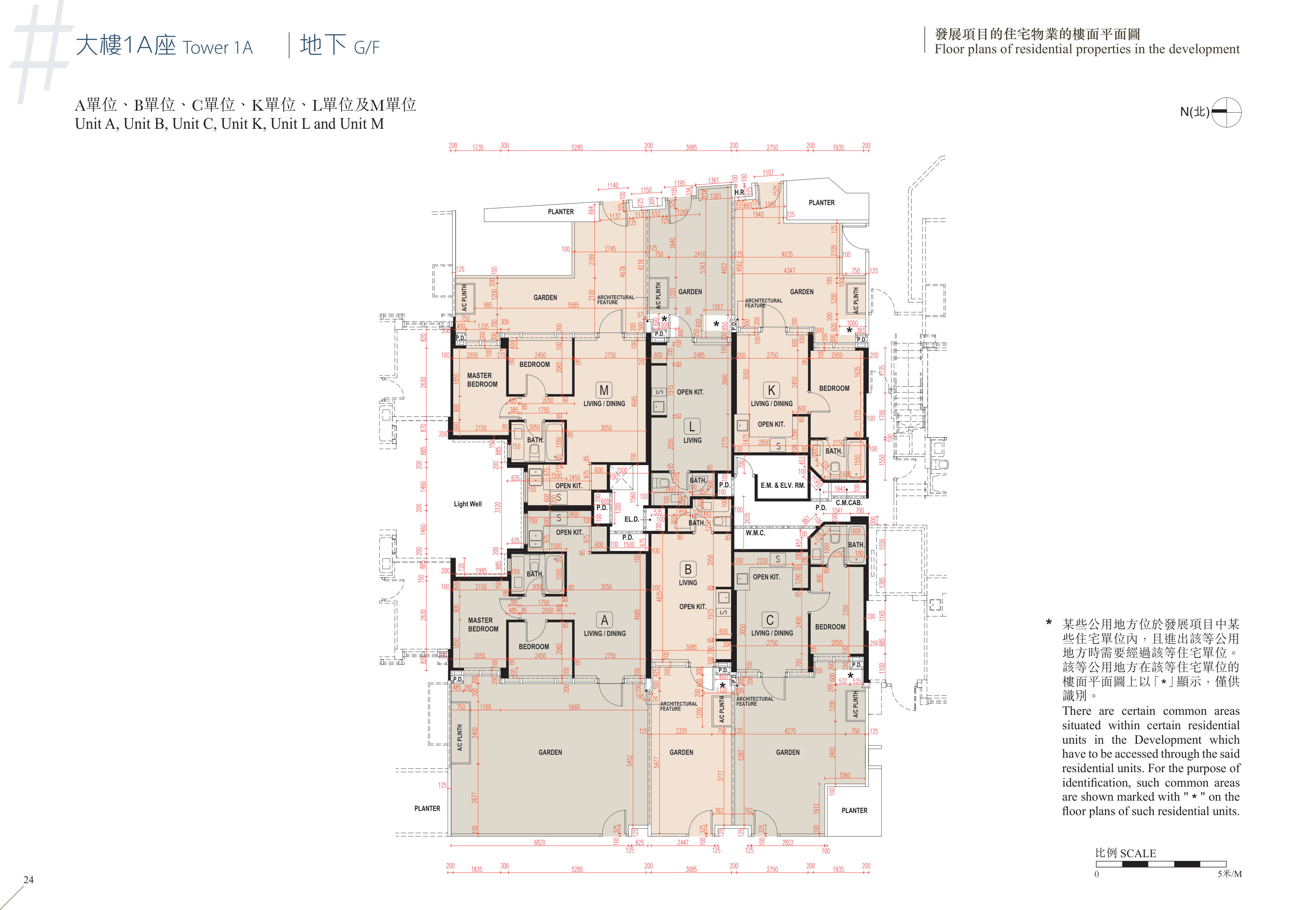 #LYOS 1A座 地下 平面圖（放大）