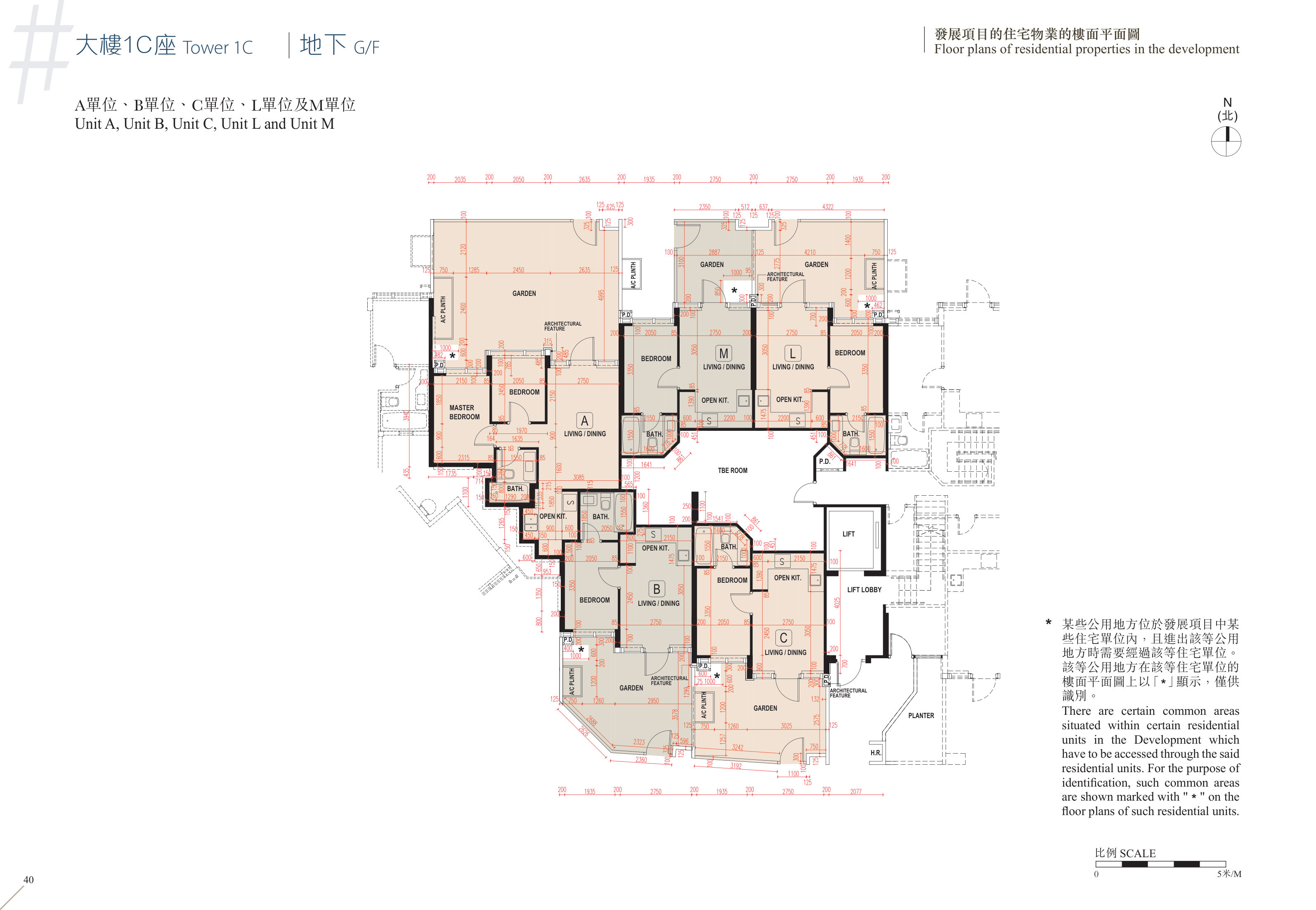 #LYOS 1C座 地下 平面圖（放大）