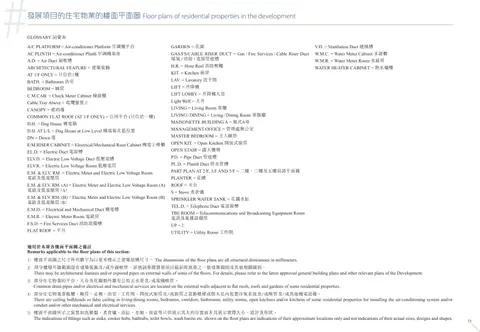 #LYOS 適用於本節各樓面平面圖之備註