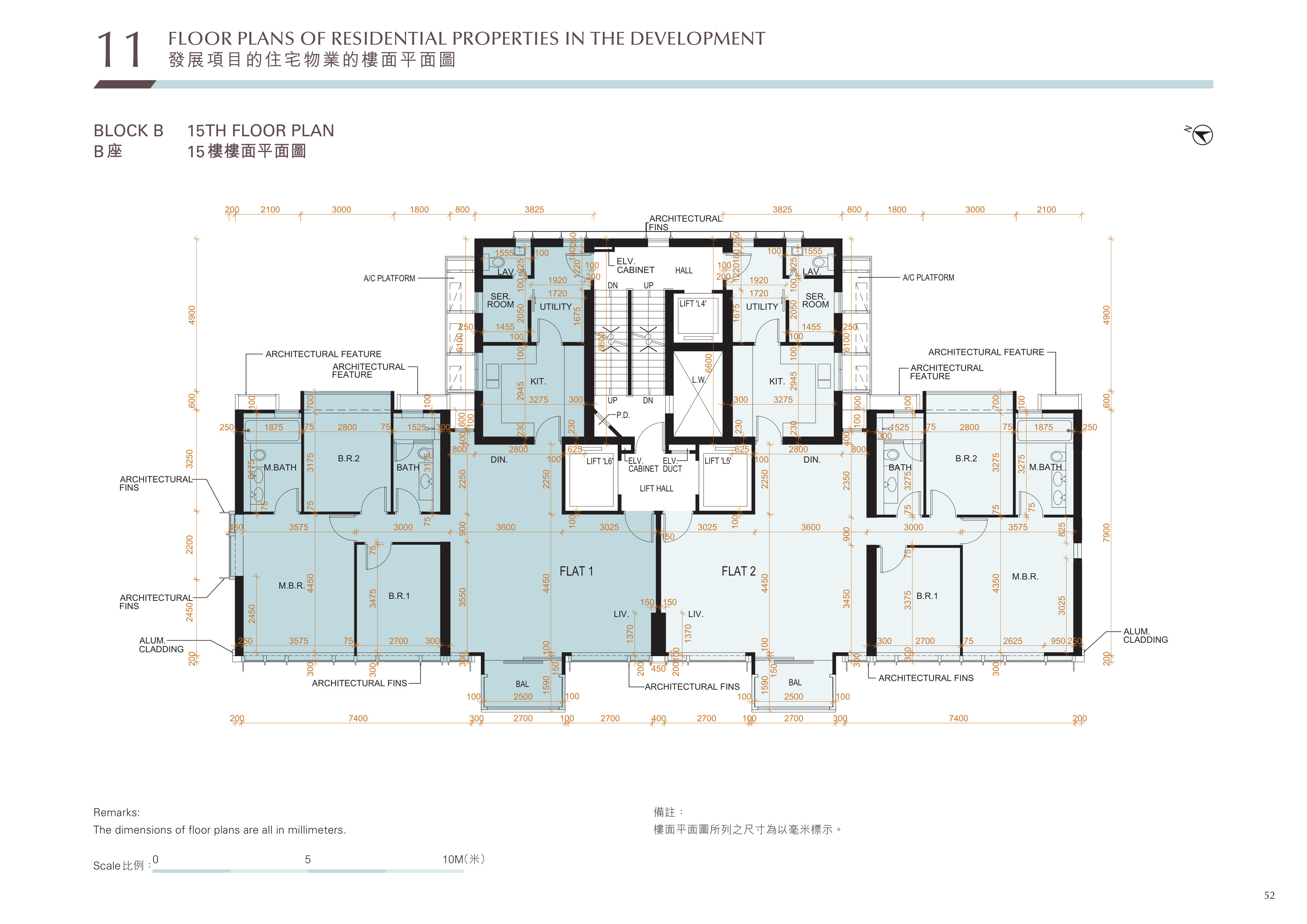 Victoria Coast 15TH FLOOR PLAN（放大）