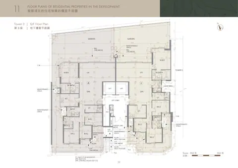 Whitesand Cove 3座 地下 平面圖