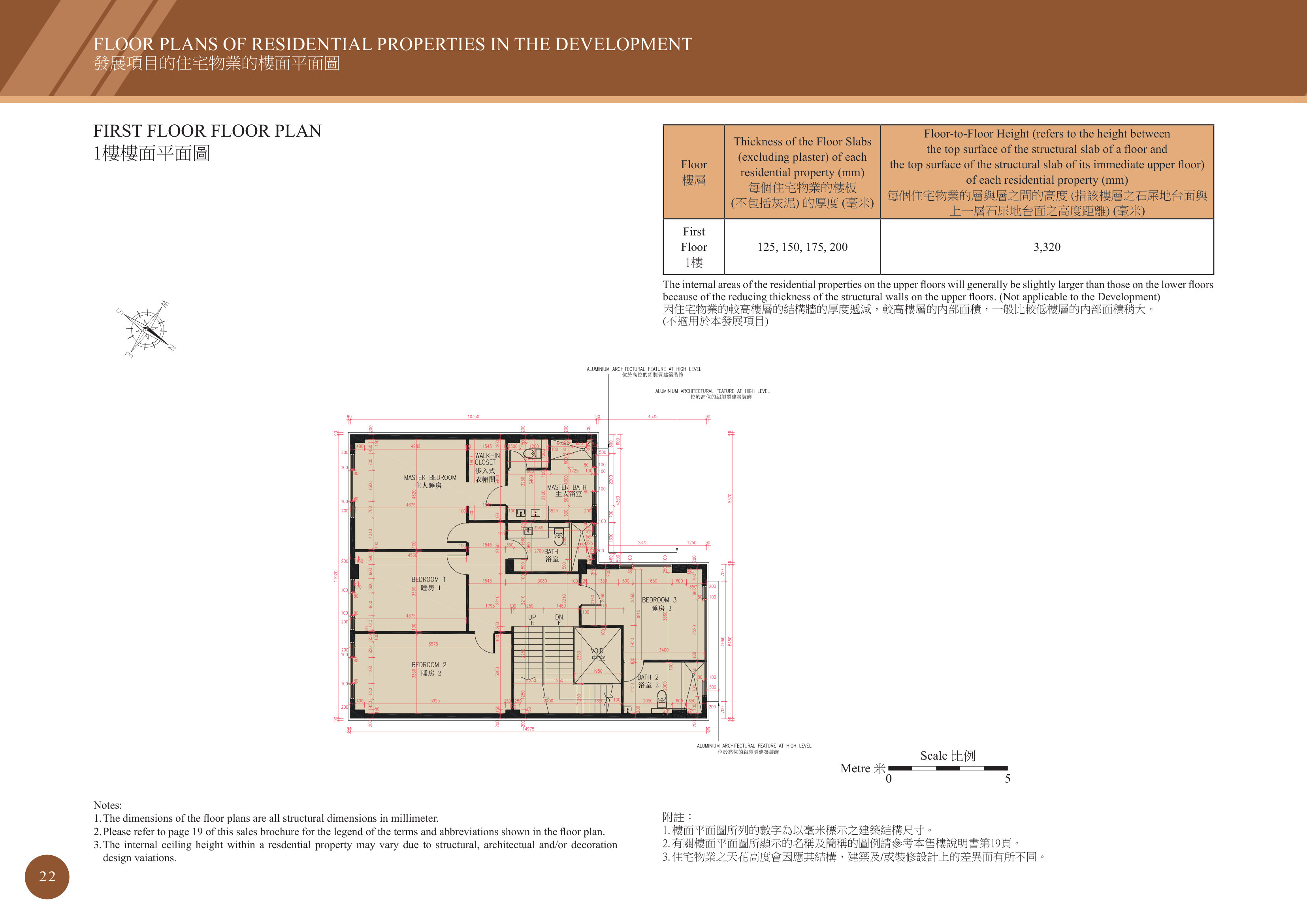 NO. 8515 TAI PO ROAD SHA TIN HEIGHTS 樓面平面圖