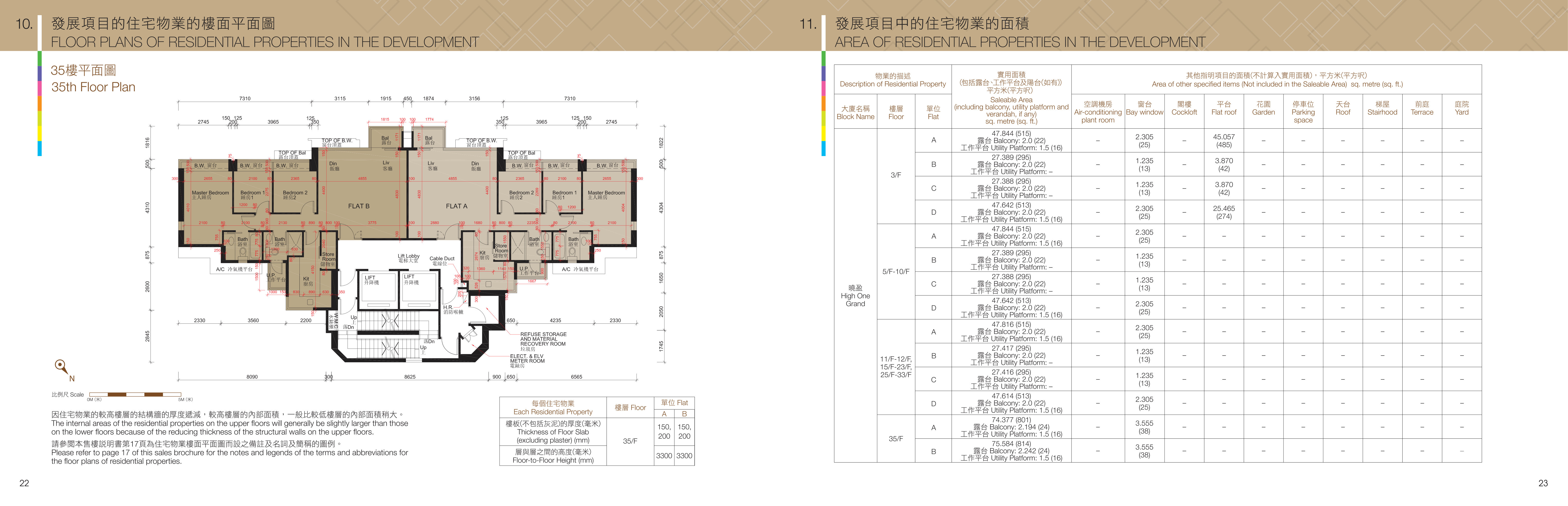 曉盈 樓面平面圖