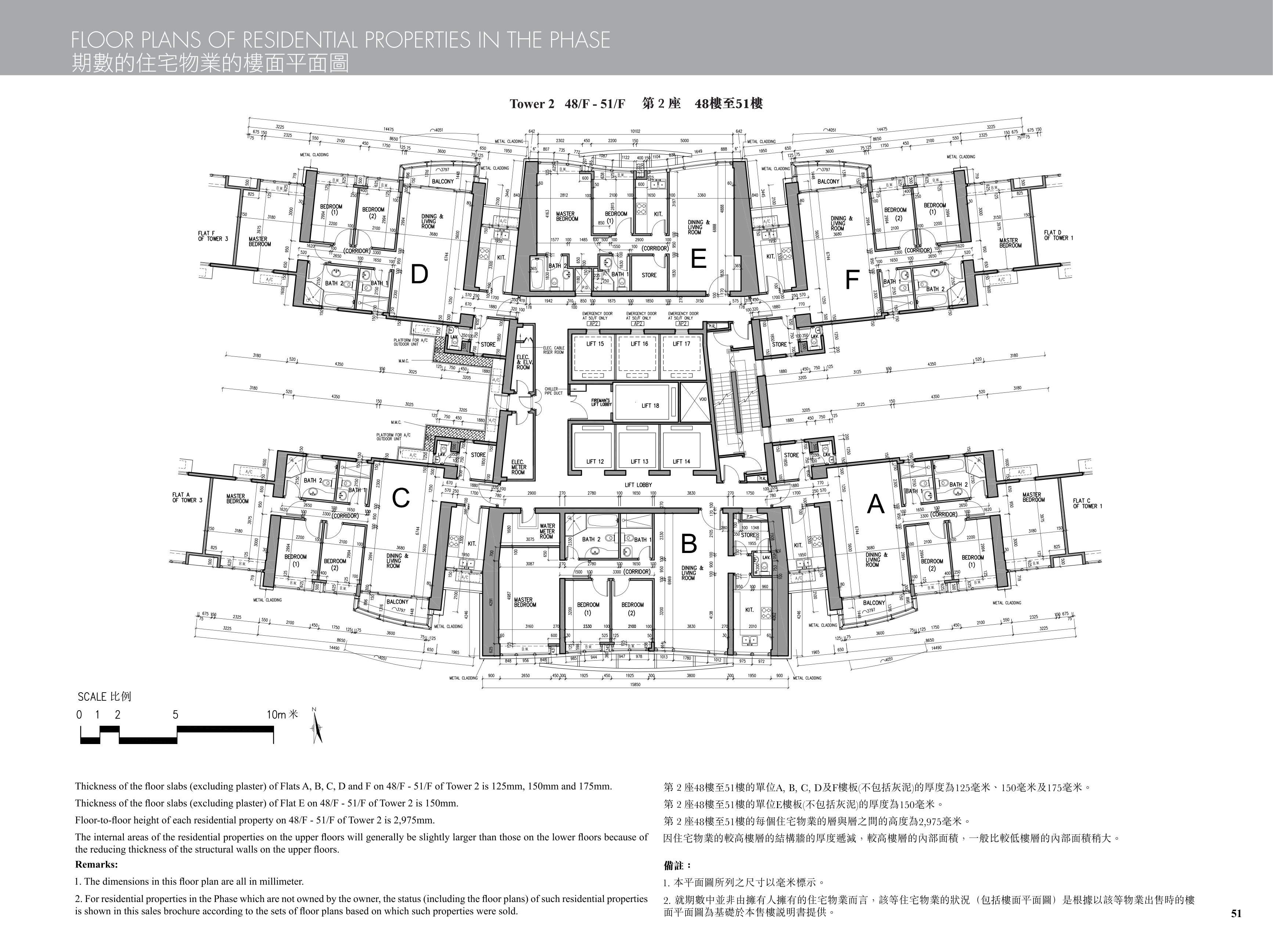九龍站發展項目 樓面平面圖
