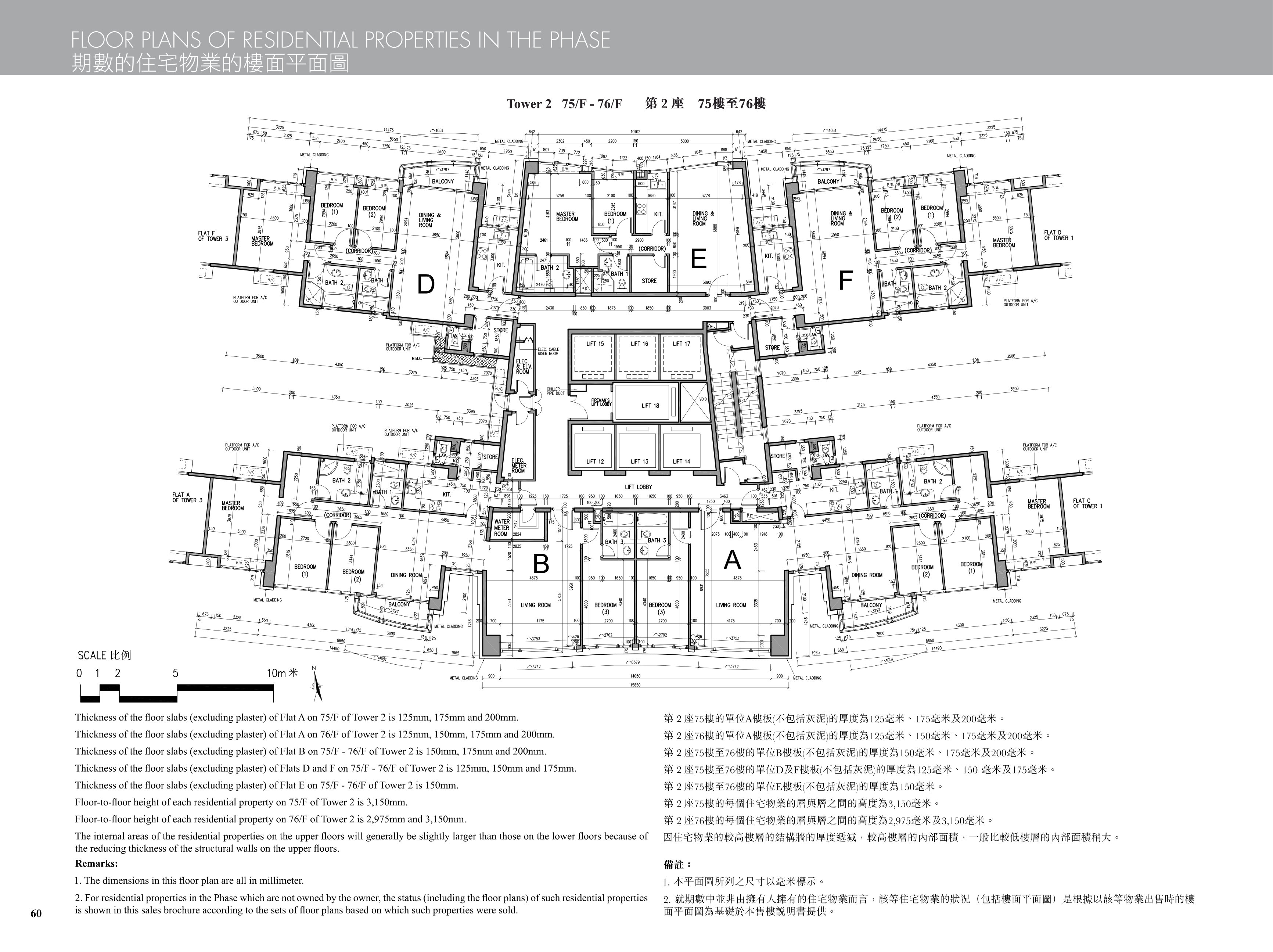 九龍站發展項目 樓面平面圖