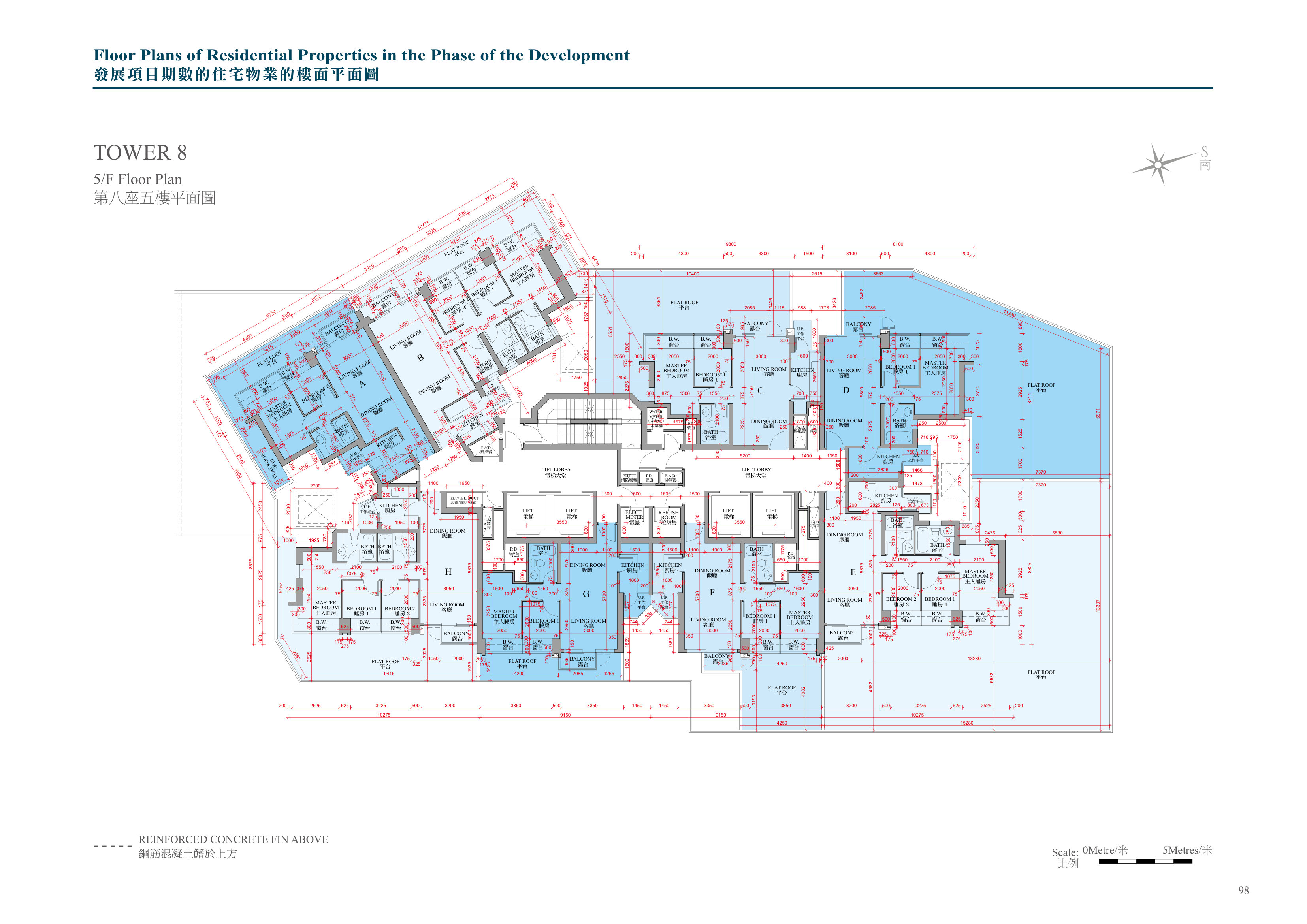 興建於沙田市地段第530號的發展項目 第8座 平台