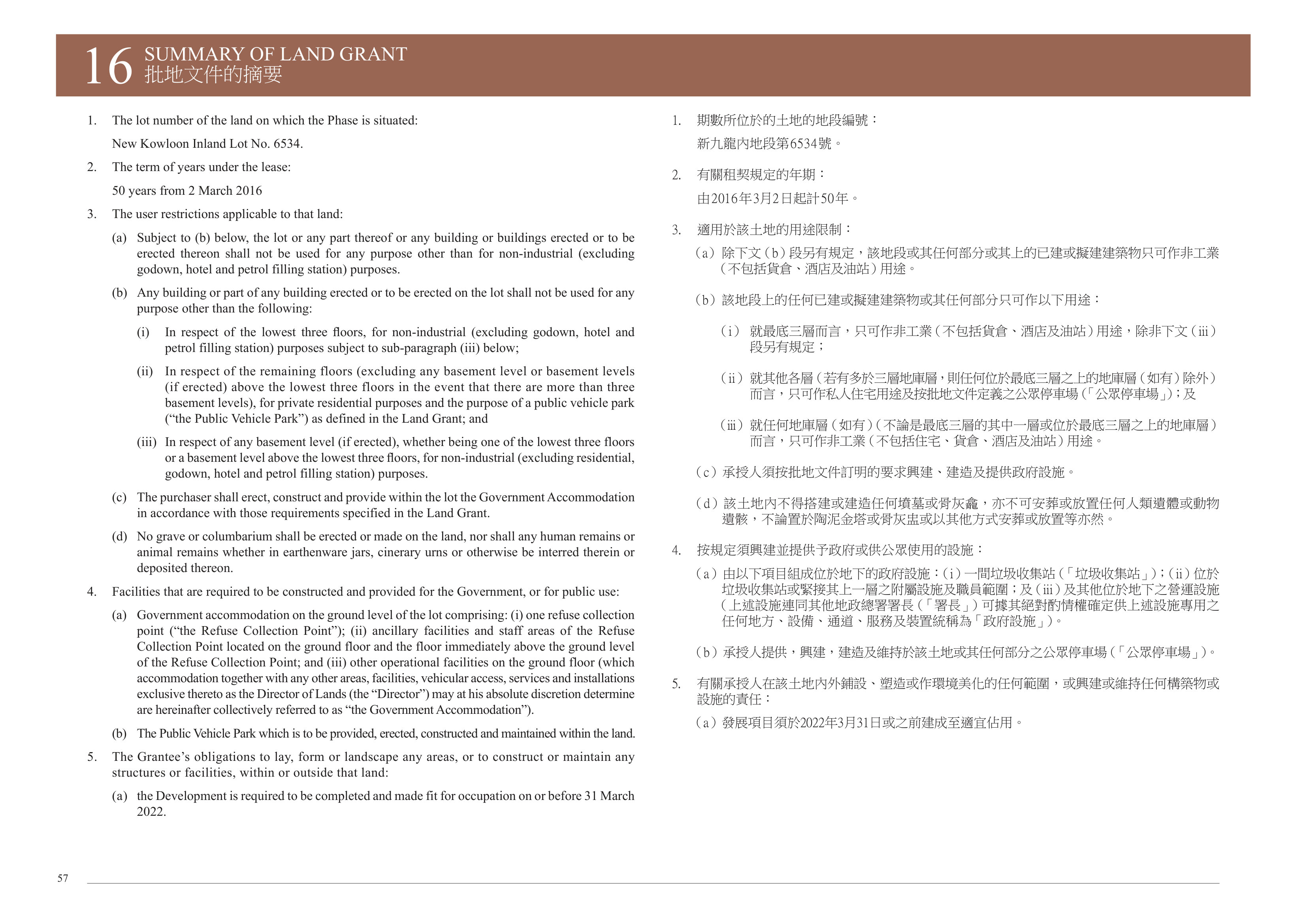 THE CAMPTON 樓面平面圖